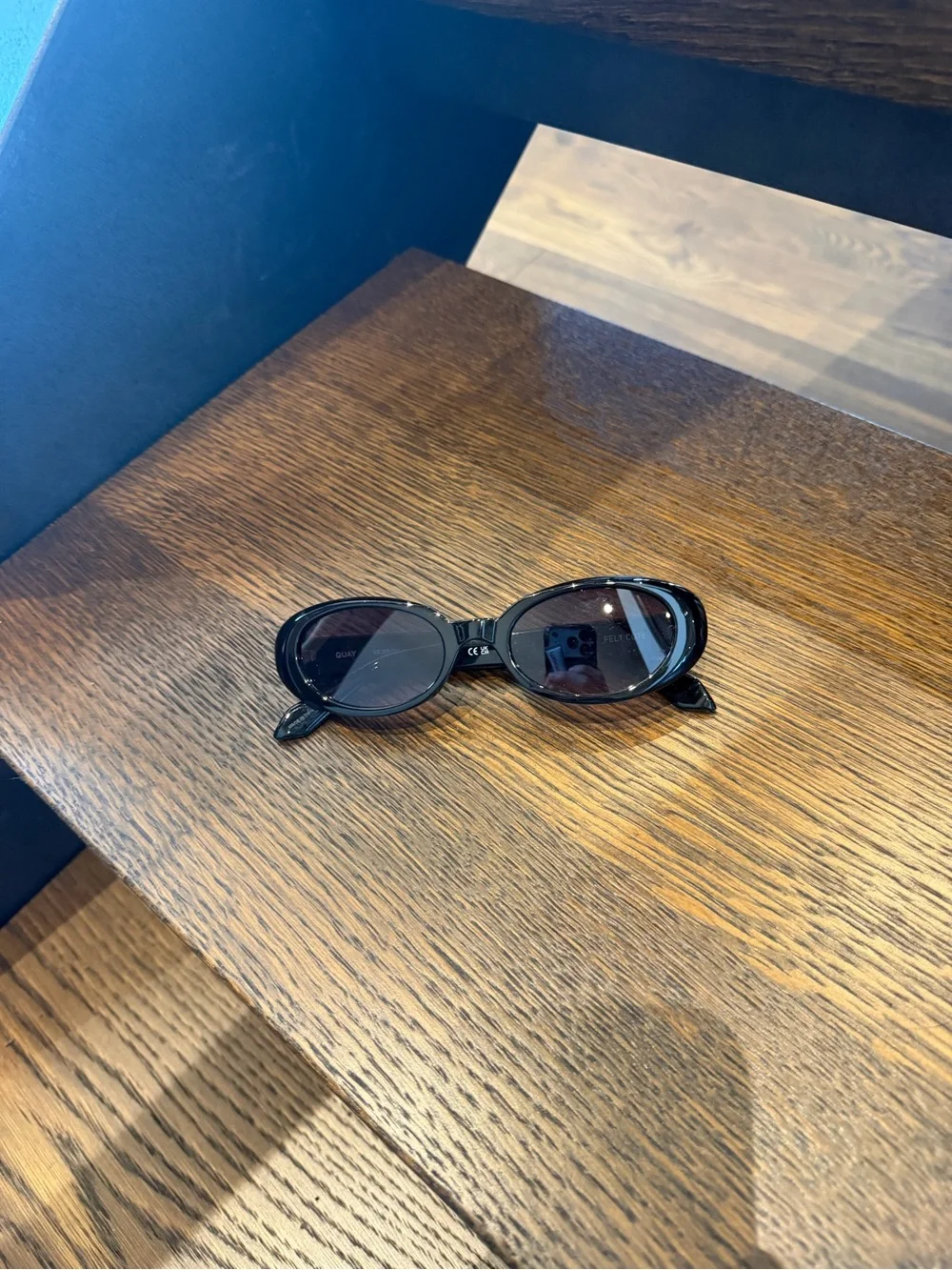 Quay Australia Black Frame Sunglasses